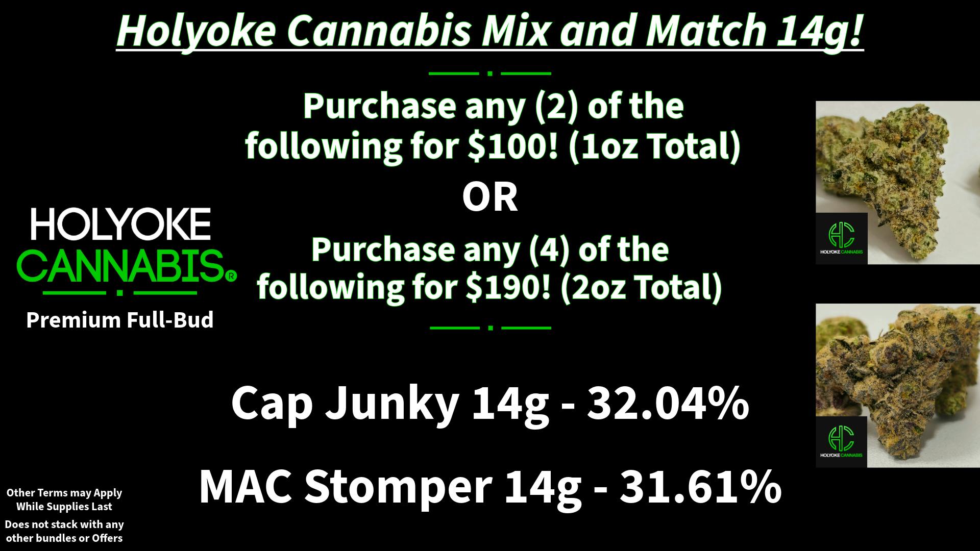 Holyoke Cannabis Dispensary – Holyoke Holyoke Cannabis Mix and Match 14g Bundle!