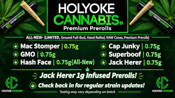 Holyoke Cannabis Dispensary – Holyoke 40%+ TAC Flower/PreRoll Options | Holyoke Cannabis