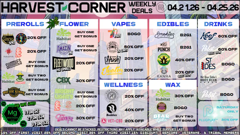 Harvest Corner YOU BRING THE VIBES, WE GOT THE DEALS !!!