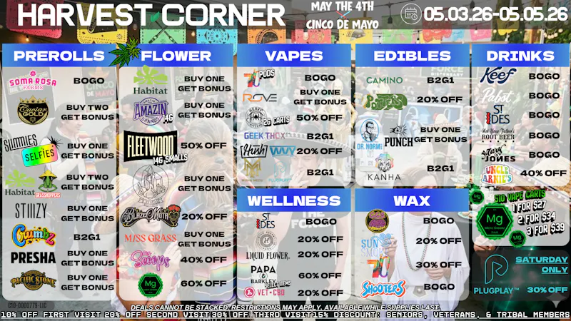 Harvest Corner Beyond the Galaxy: May 4th X Cinco Deals 🛰️💃💨