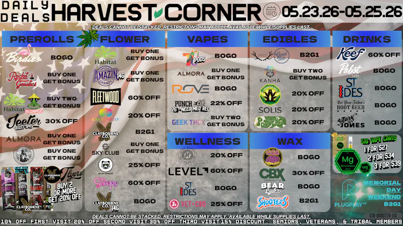 Harvest Corner HUGE Memorial Weekend Deals 🛍️