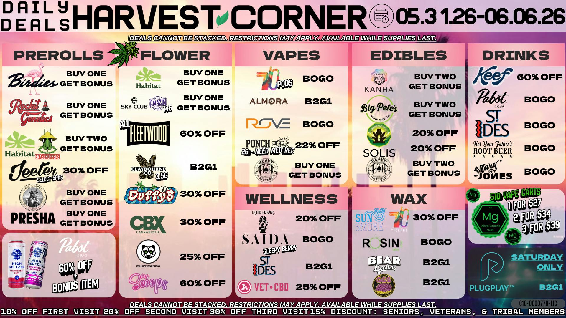 Harvest Corner ☀️Kick Off Summer: Up To 60% Off Select Brands💨