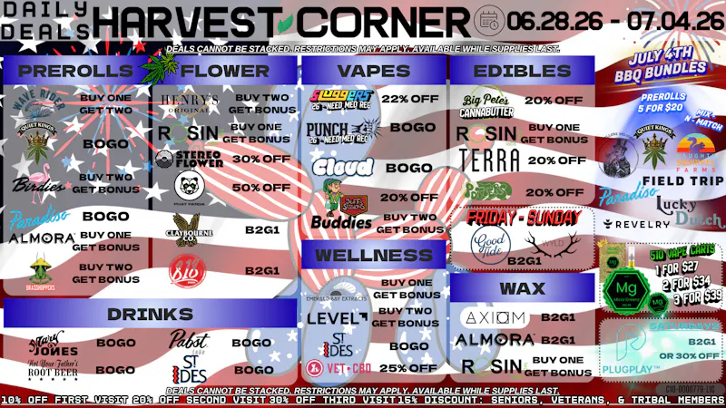 Harvest Corner BBQ BOGO'S, BUNDLES AND UP TO 50% OFF!🎆