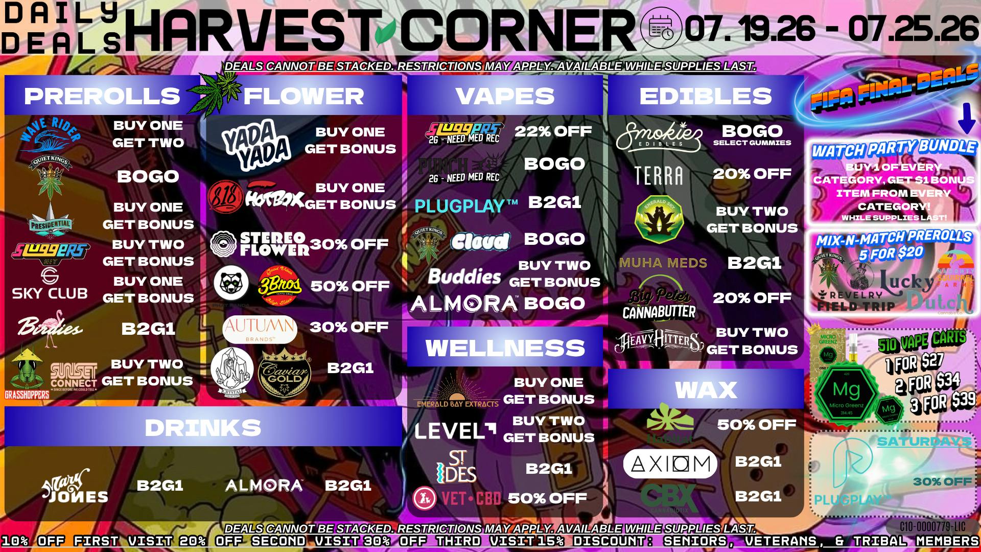 Harvest Corner BOGO'S AND UP TO 50% OFF ALL WEEK!!!
