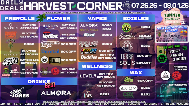 Harvest Corner BOGO's + UP TO 60% OFF ALL WEEK⚡