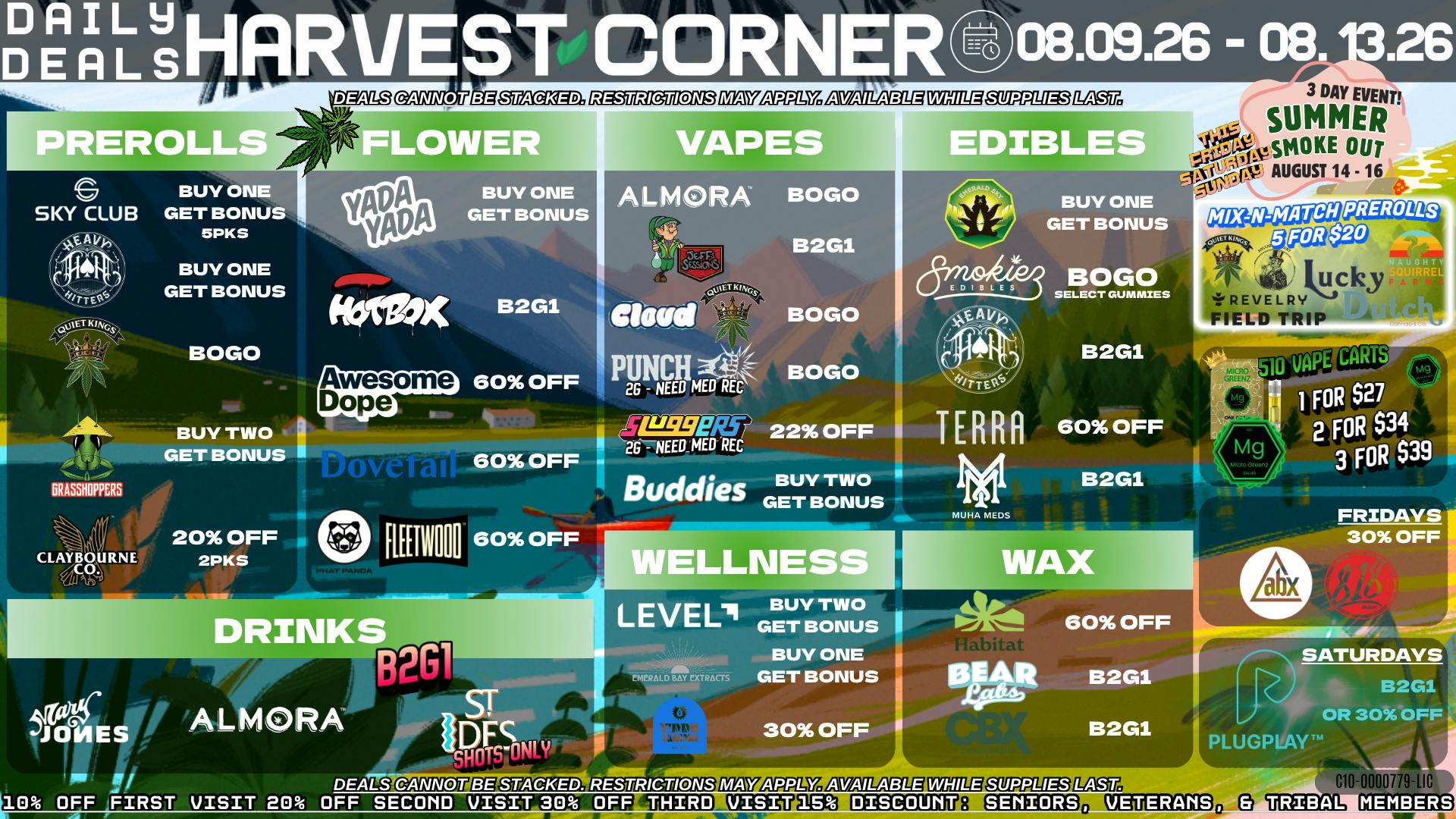Harvest Corner PRE-EVENT DEALS 🤩 BOGO'S & UP TO 60%OFF!