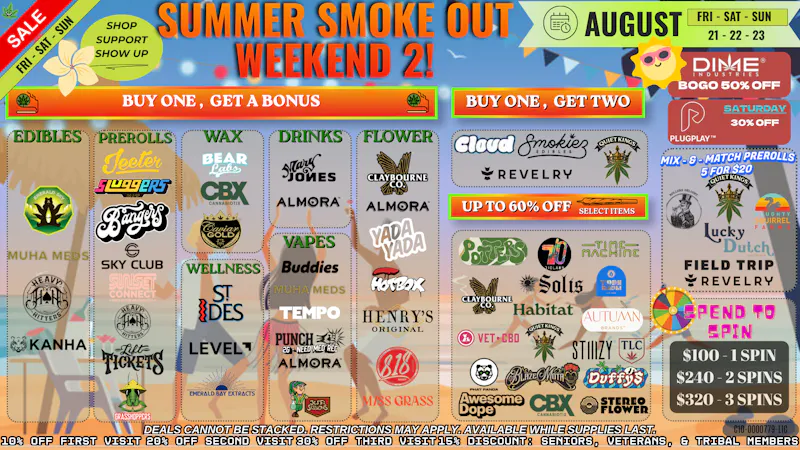 Harvest Corner COME THROUGH FOR OUR SUMMER SMOKE OUT SALE PT 2!🤩