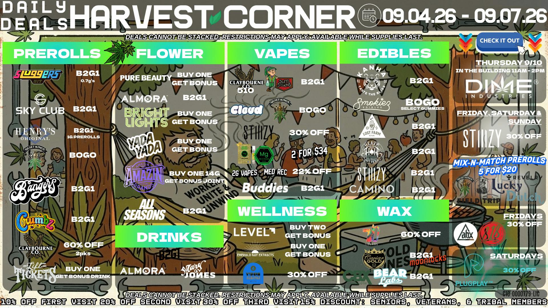 Harvest Corner SAVE BIG FOR LABOR DAY BOGO'S & UP TO 60% OFF💪🔥