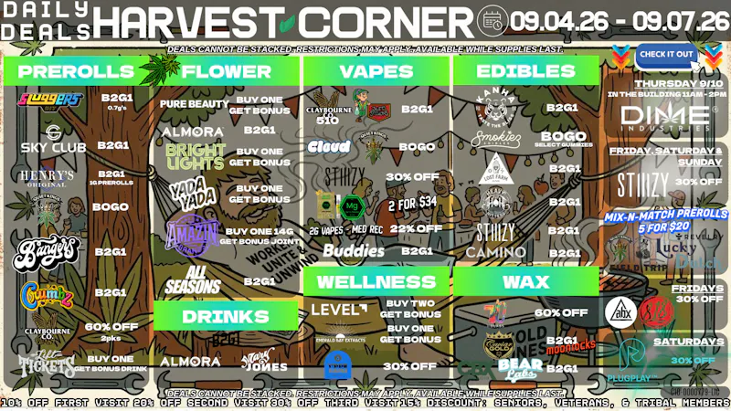 Harvest Corner SAVE BIG FOR LABOR DAY BOGO'S & UP TO 60% OFF💪🔥