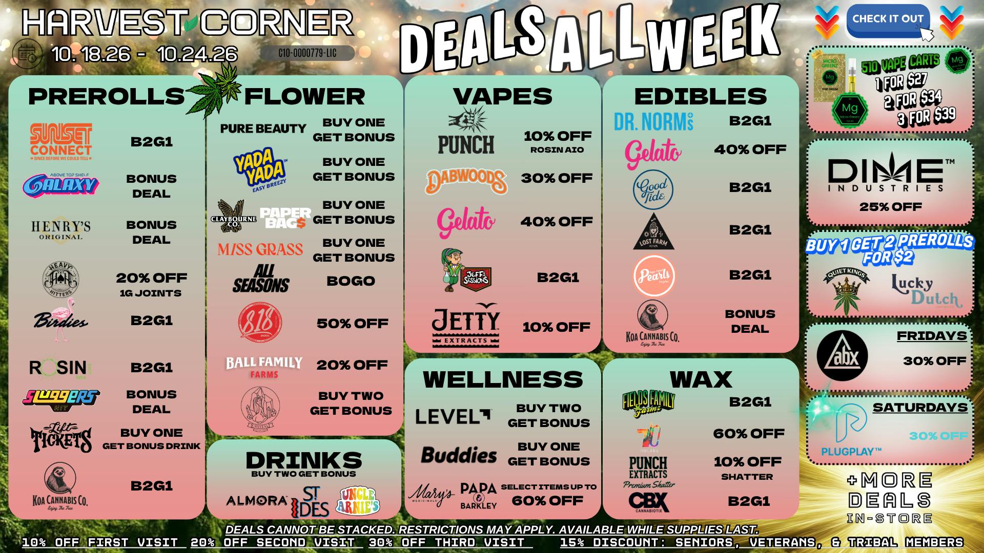 Harvest Corner HARVEST CORNER 😎 DEALS ALL WEEK