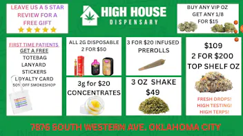 High House Dispensary - OKC Fresh Drops!! Straight Fire!!!!!