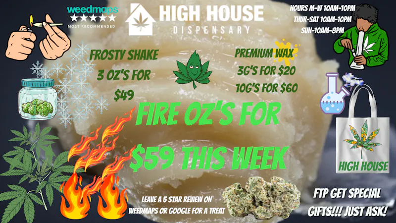 High House Dispensary - OKC ALL GAS COME THRU!!!!!🔥⛽
