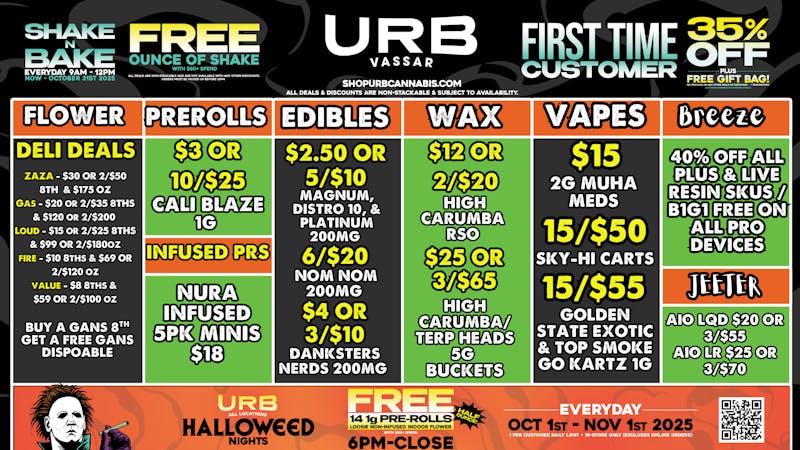 URB CANNABIS - VASSAR 💨✨🔥URB CANNABIS!🔥✨💨