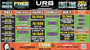 URB CANNABIS - MONROE WE PRICE MATCH!!!