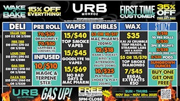 URB CANNABIS - MONROE WE PRICE MATCH!!!
