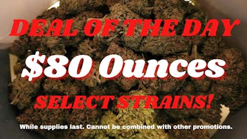 Odyssey Cannabis Delivery $80 Ounce Deal of the Day!