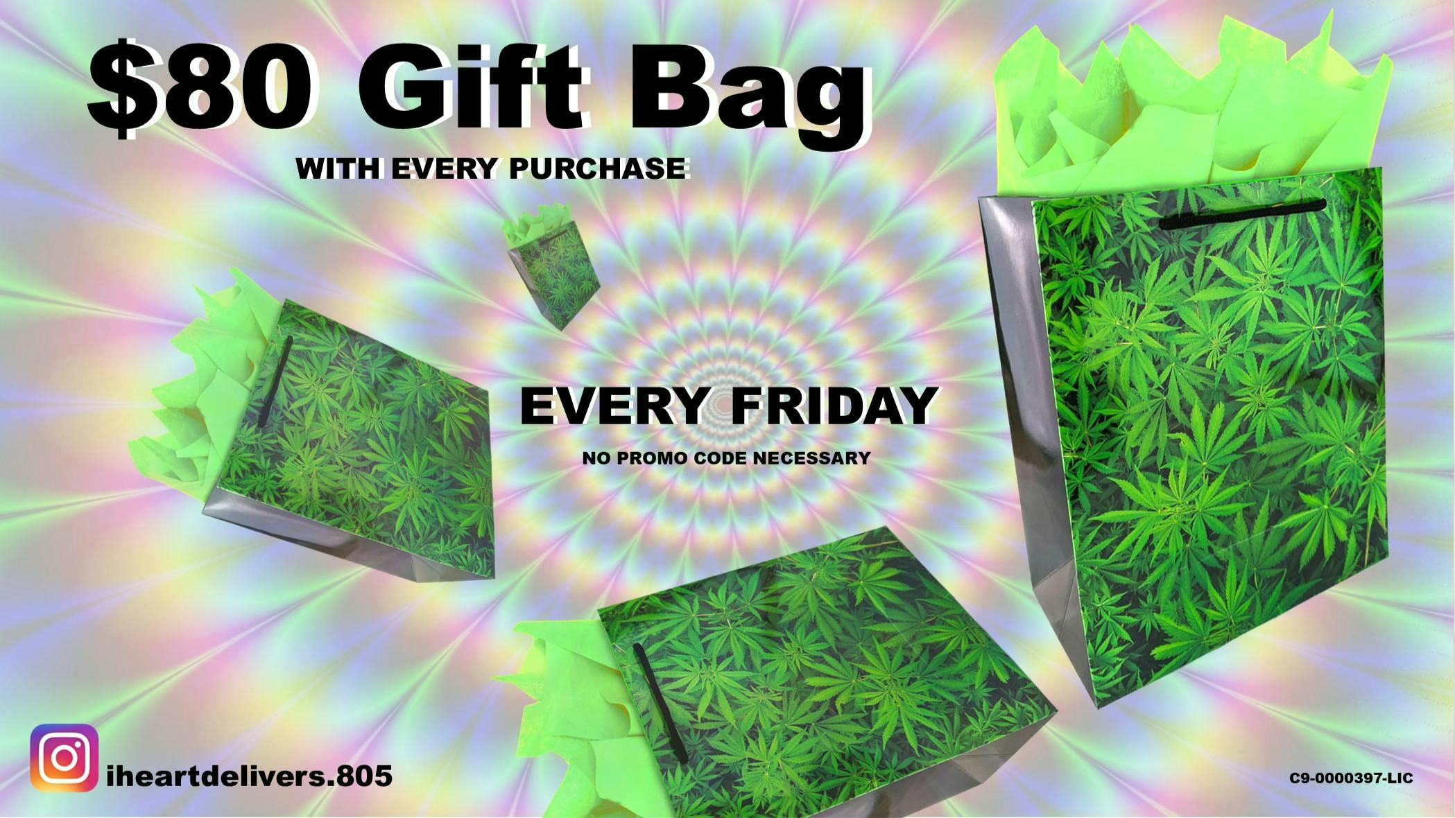 iheartcannabis.us FRIDAY GIFT BAG GIVEAWAY