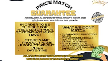 Prestige Cannabis Co. PRICE MATCH GUARANTEE!