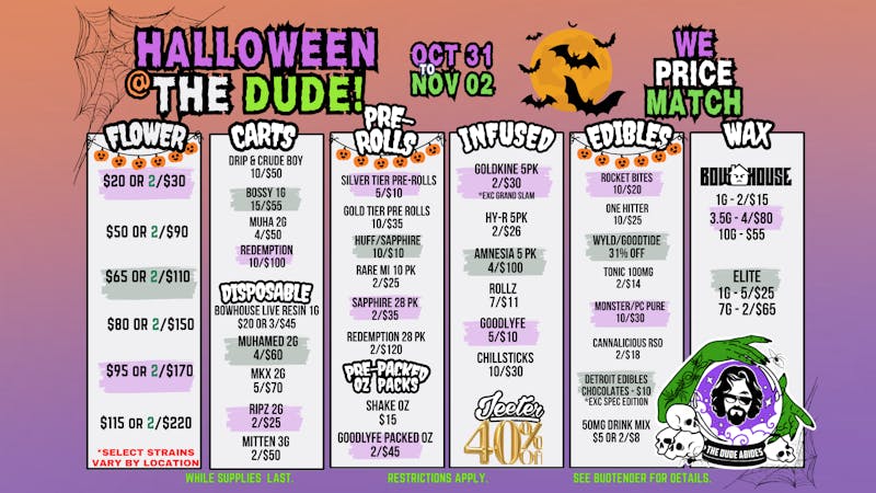 The Dude Abides - Constantine HALLOWEEN AT THE DUDE!!