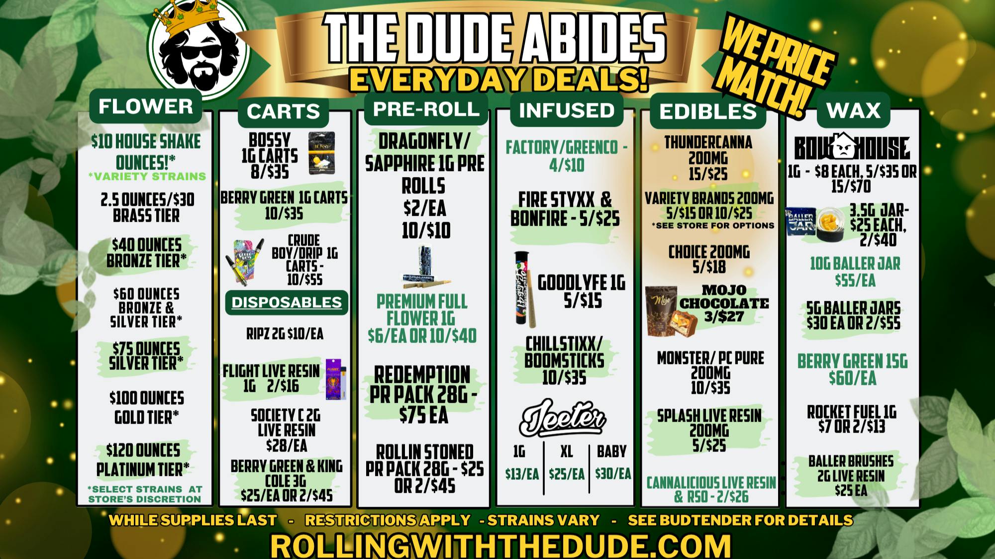 The Dude Abides - Constantine THE DUDE ABIDES - EVERY DAY DEALS!