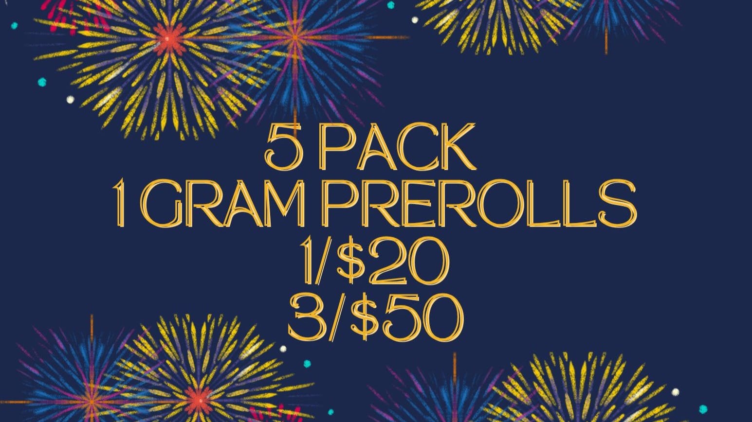 Prospect Hill Holistic (Pickup Available) 1/$20 & 3/$50~5 GRAM PACK KING SIZE PRE-ROLLS