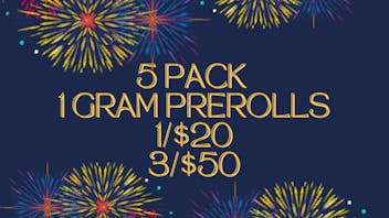 Prospect Hill Holistic (Pickup Available) 1/$20 & 3/$50~5 GRAM PACK KING SIZE PRE-ROLLS