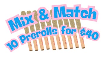 Terp Valley Farms Mix & Match 10 Prerolls for $40