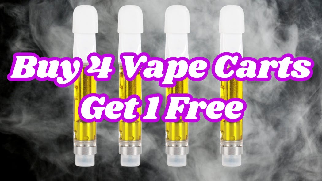 Terp Valley Farms Buy 4 Vape Carts Get 1 Free! Today Only!