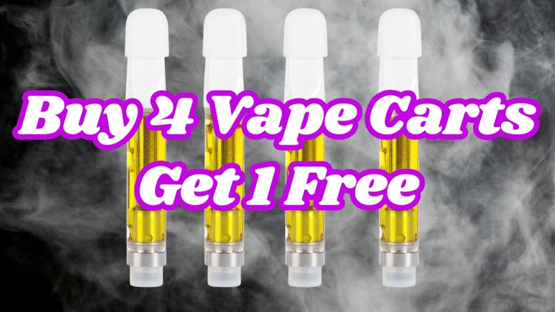 Terp Valley Farms Buy 4 Vape Carts Get 1 Free! Today Only!