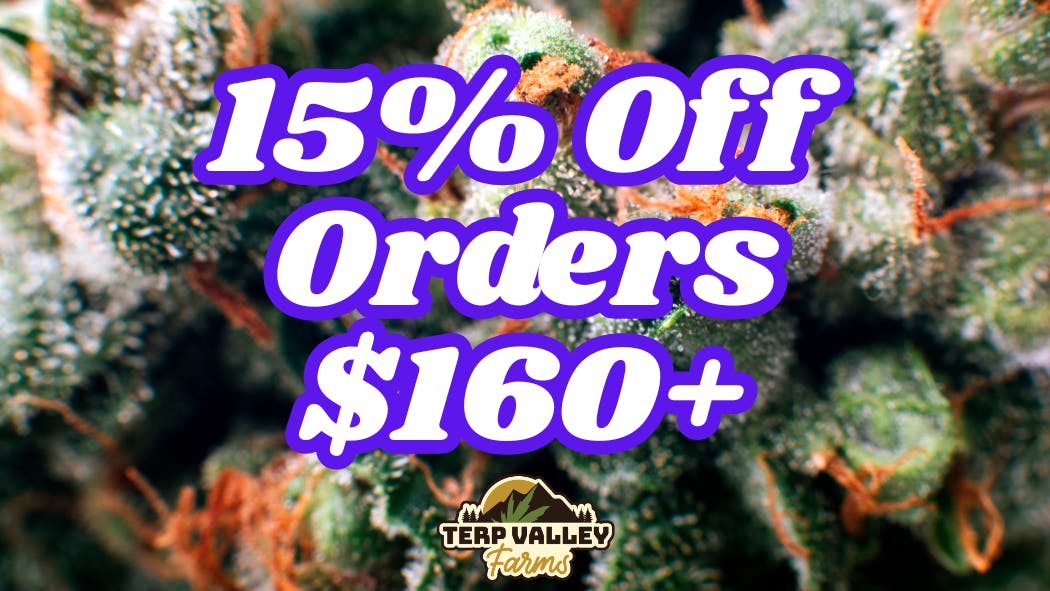 Terp Valley Farms Save 15% On Orders $160+