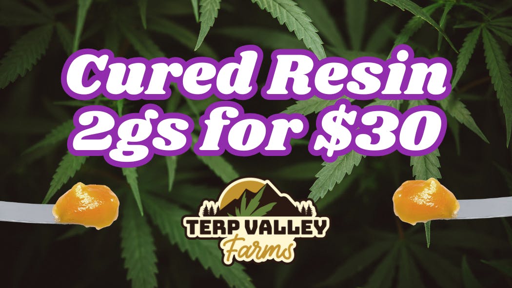 Terp Valley Farms 2gs Cured Resin for Only $30
