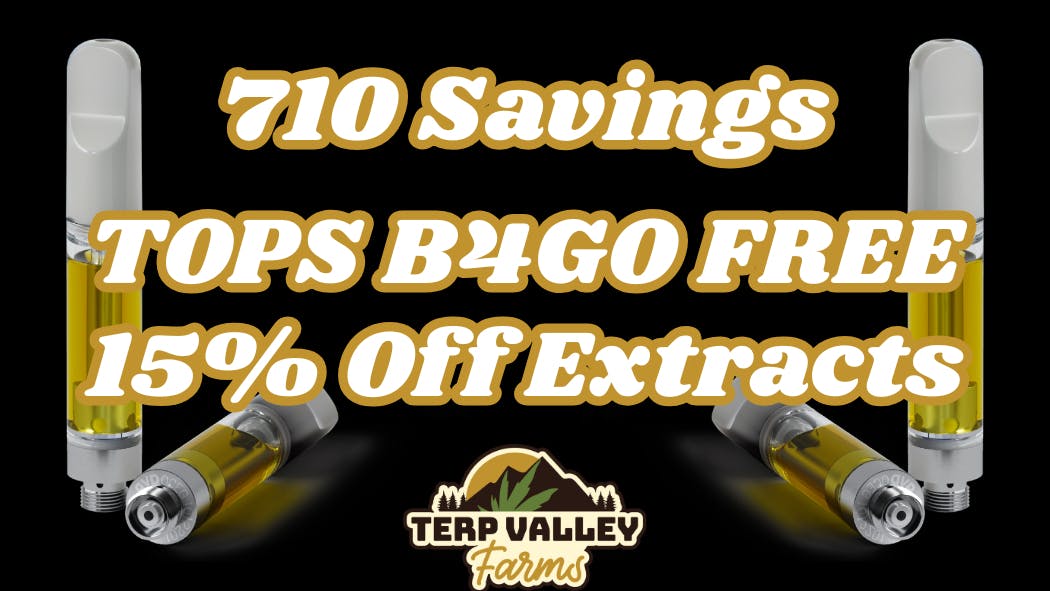 Terp Valley Farms 15% Off Concentrates 710