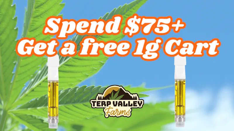 Terp Valley Farms Free 1G CART Orders $75+