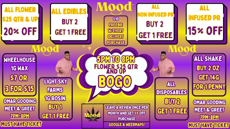 Mood Cannabis Company - Jackson BOGO+MORE EXCLUSIVE DEALS @MOOD