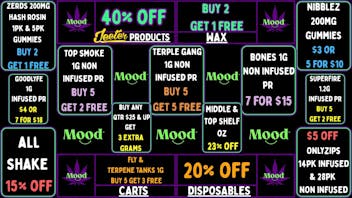 Mood Cannabis Company - Jackson 40% OFF JEETER+B2G1+EXTRA WEED+MORE @MOOD JACKSON