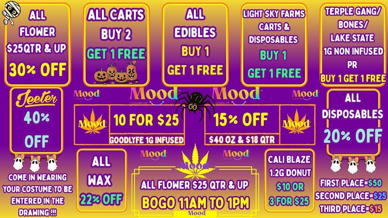 Mood Cannabis Company - Jackson 40% OFF JEETER+BOGO+B1G1+MORE @MOODJACKSON