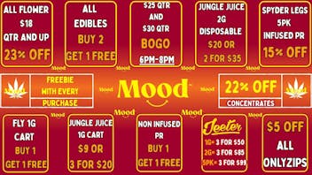 Mood Cannabis Company - Jackson DEALS TO GET YOU IN THE MOOD! BOGO's and MORE!