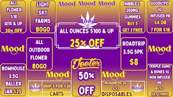 Mood Cannabis Company - Jackson 50% OFF JEETER+B1G1+MORE DEALS @MOOD JACKSON