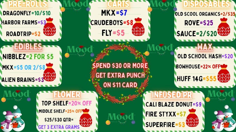 Mood Cannabis Company - Jackson EXTRA WEED+MORE GREAT DEALS @MOOD JACKSON