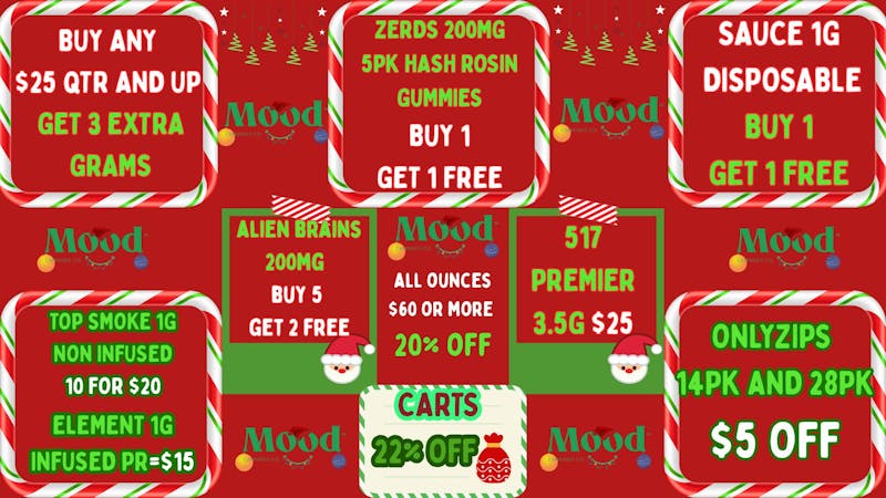 Mood Cannabis Company - Jackson EXTRA WEED+B1G1+MORE GREAT DEALS @MOOD JACKSON