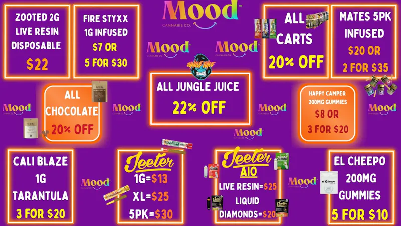 Mood Cannabis Company - Jackson DEALS GALORE @MOOD JACKSON