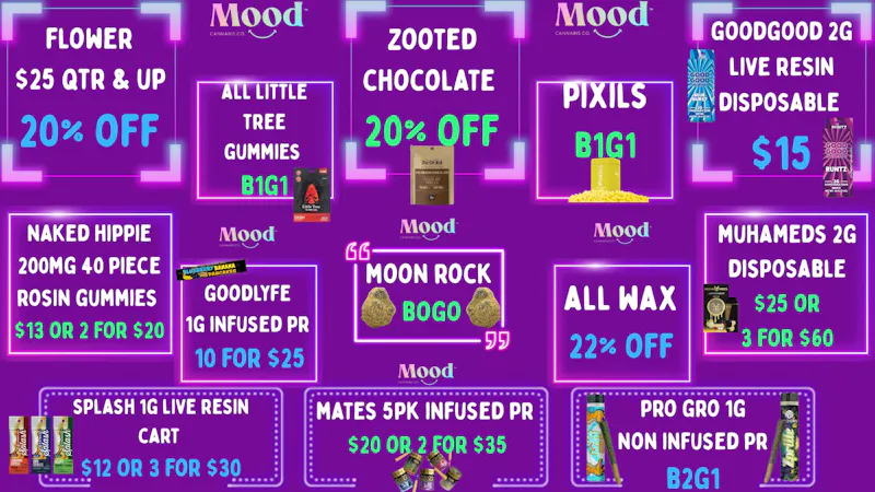 Mood Cannabis Company - Jackson B1G1+22% OFF+MORE GREAT DEALS @MOOD JACKSON