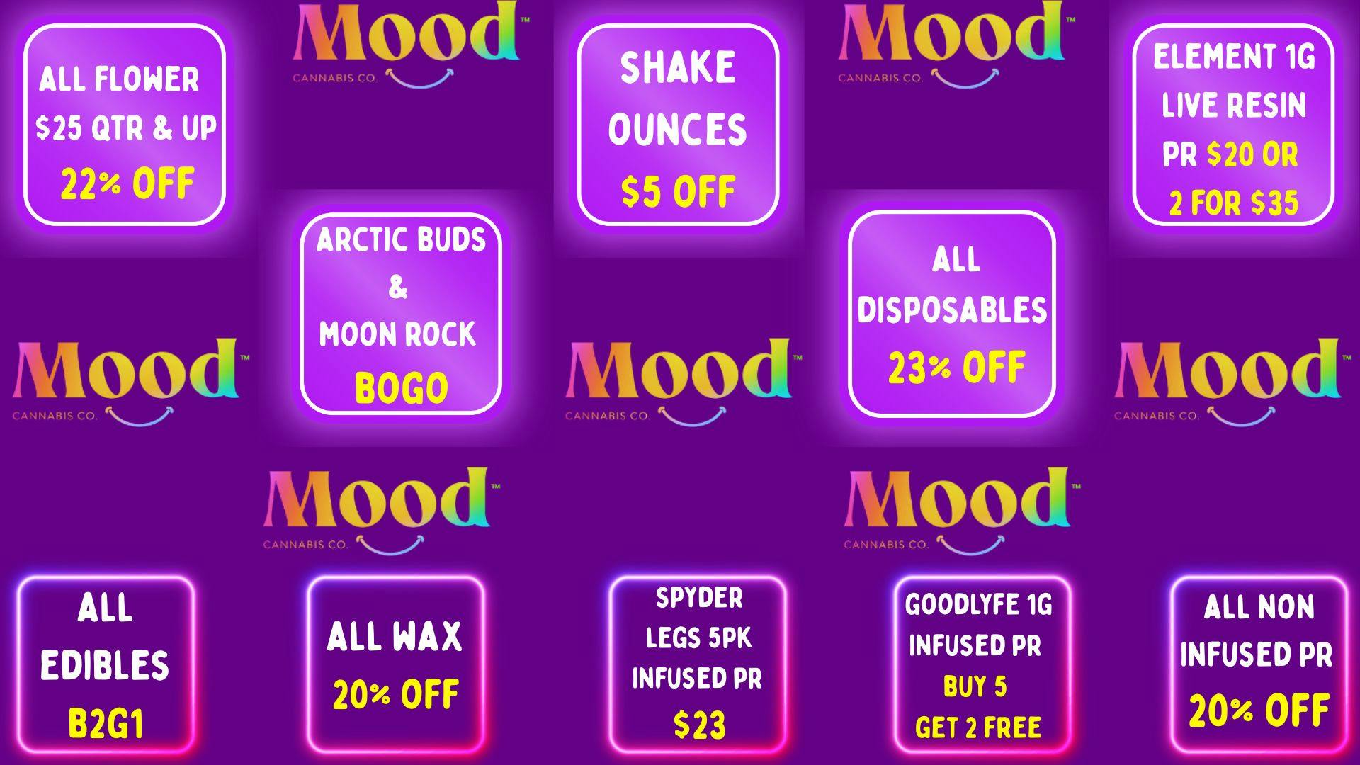 Mood Cannabis Company - Jackson BEST DEALS IN TOWN @MOOD JACKSON