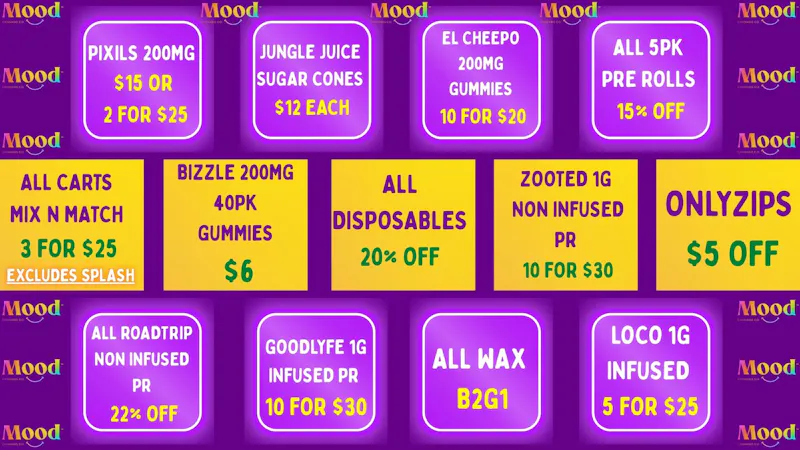 Mood Cannabis Company - Jackson BEST DEALS IN TOWN @MOOD JACKSON