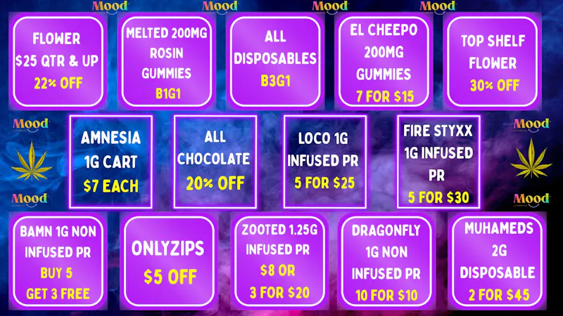 Mood Cannabis Company - Jackson THE BEST DEALS IN TOWN HERE @MOOD JACKSON