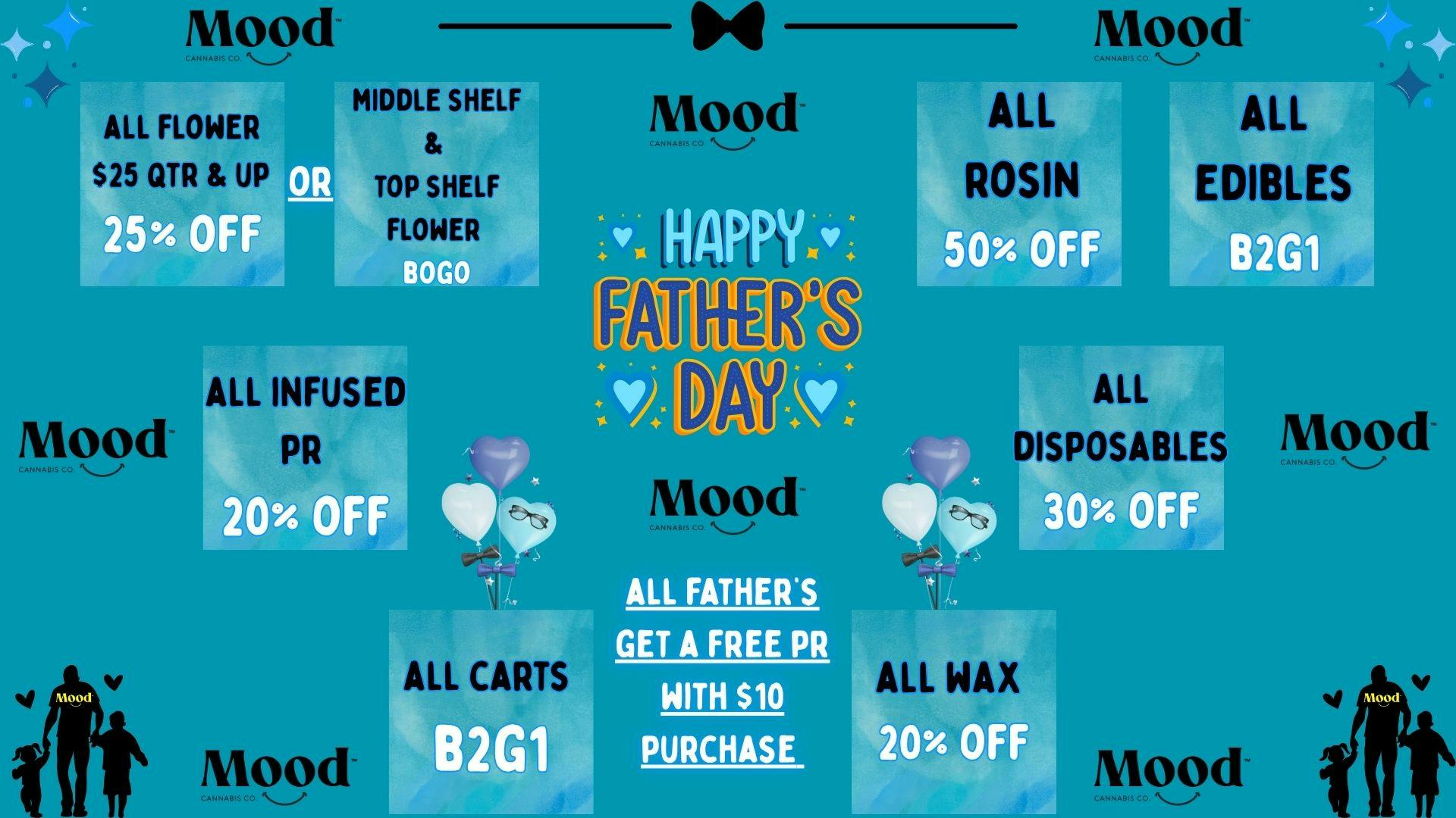 Mood Cannabis Company - Jackson EXCLUSIVE DEALS HAPPY FATHERS DAY @MOOD JACKSON