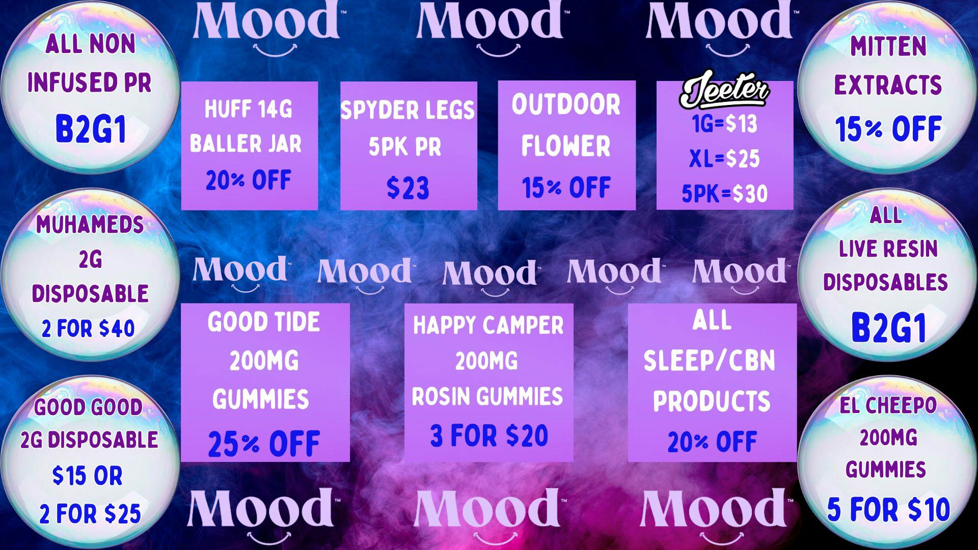 Mood Cannabis Company - Jackson BEST DEALS IN TOWN HERE @MOOD JACKSON