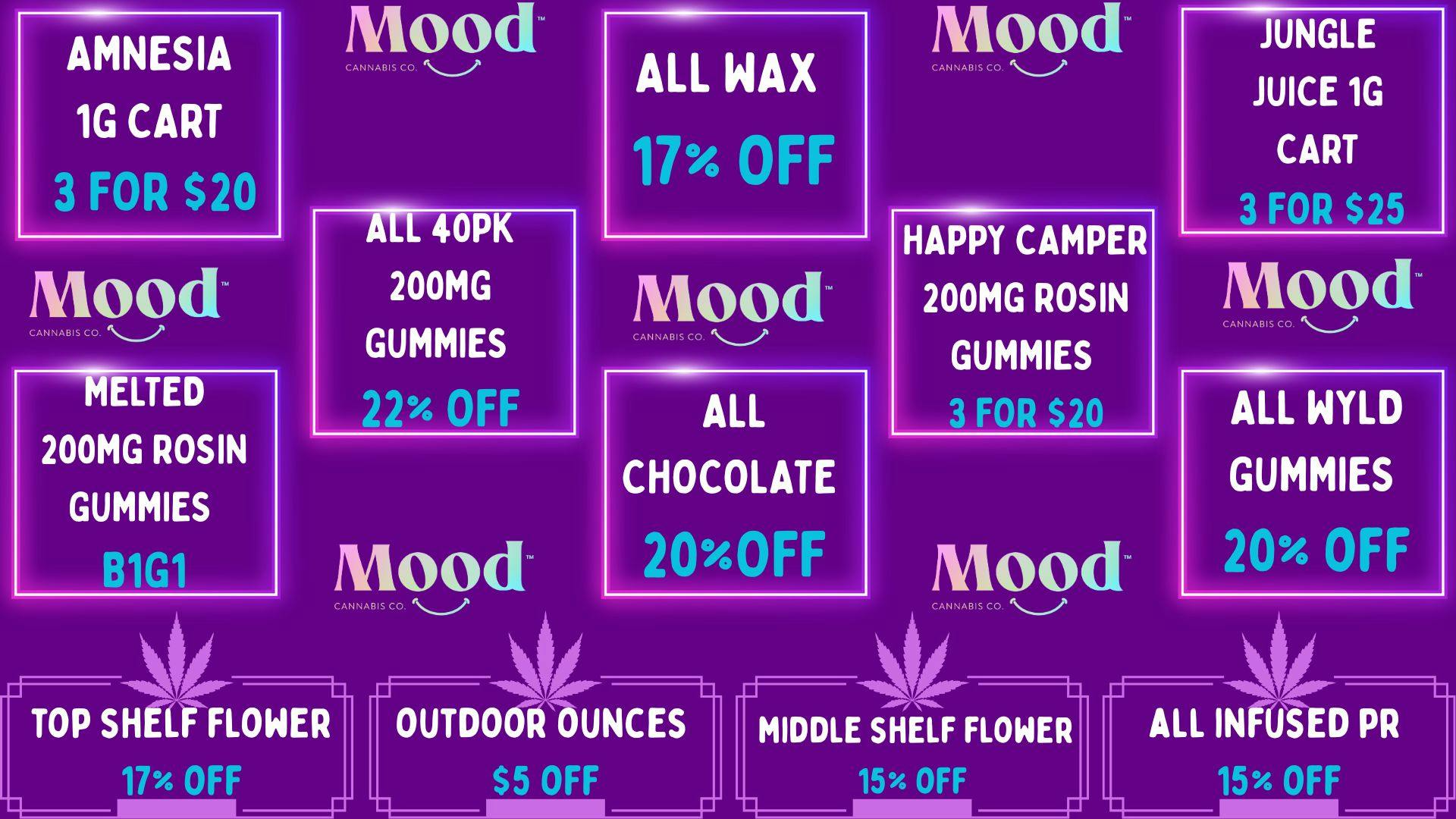 Mood Cannabis Company - Jackson B1G1+$5 OFF+MORE GREAT DEALS @MOODJACKSON