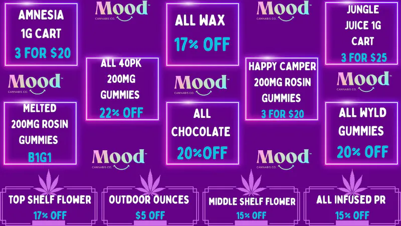 Mood Cannabis Company - Jackson B1G1+$5 OFF+MORE GREAT DEALS @MOODJACKSON