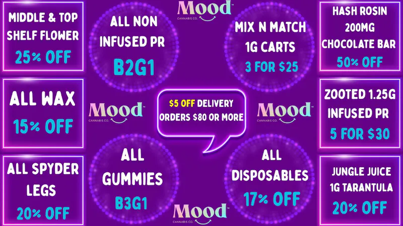 Mood Cannabis Company - Jackson DEALS GALORE @MOOD JACKSON